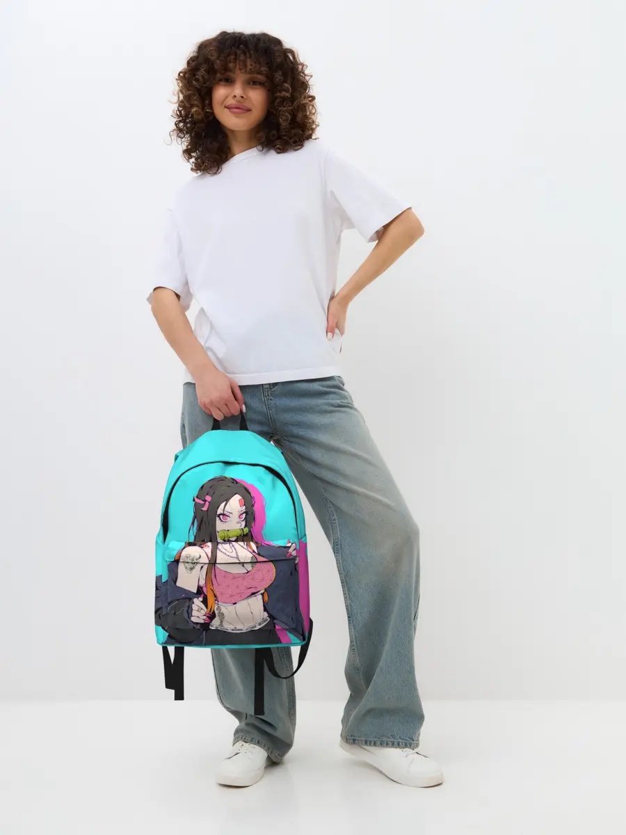 Рюкзак джинсовый / Стильная Нэезуко