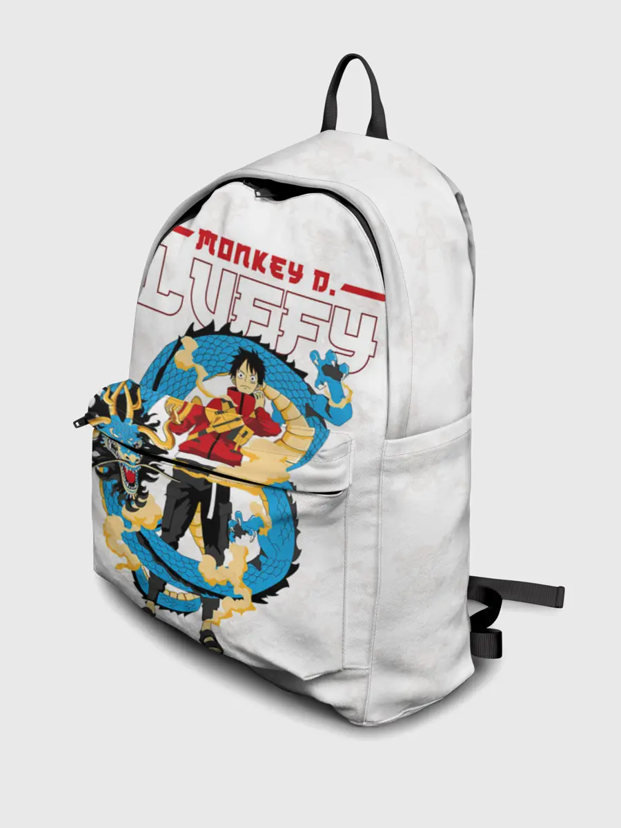 Рюкзак джинсовый / Дракон Манки Д. Луффи | One Piece