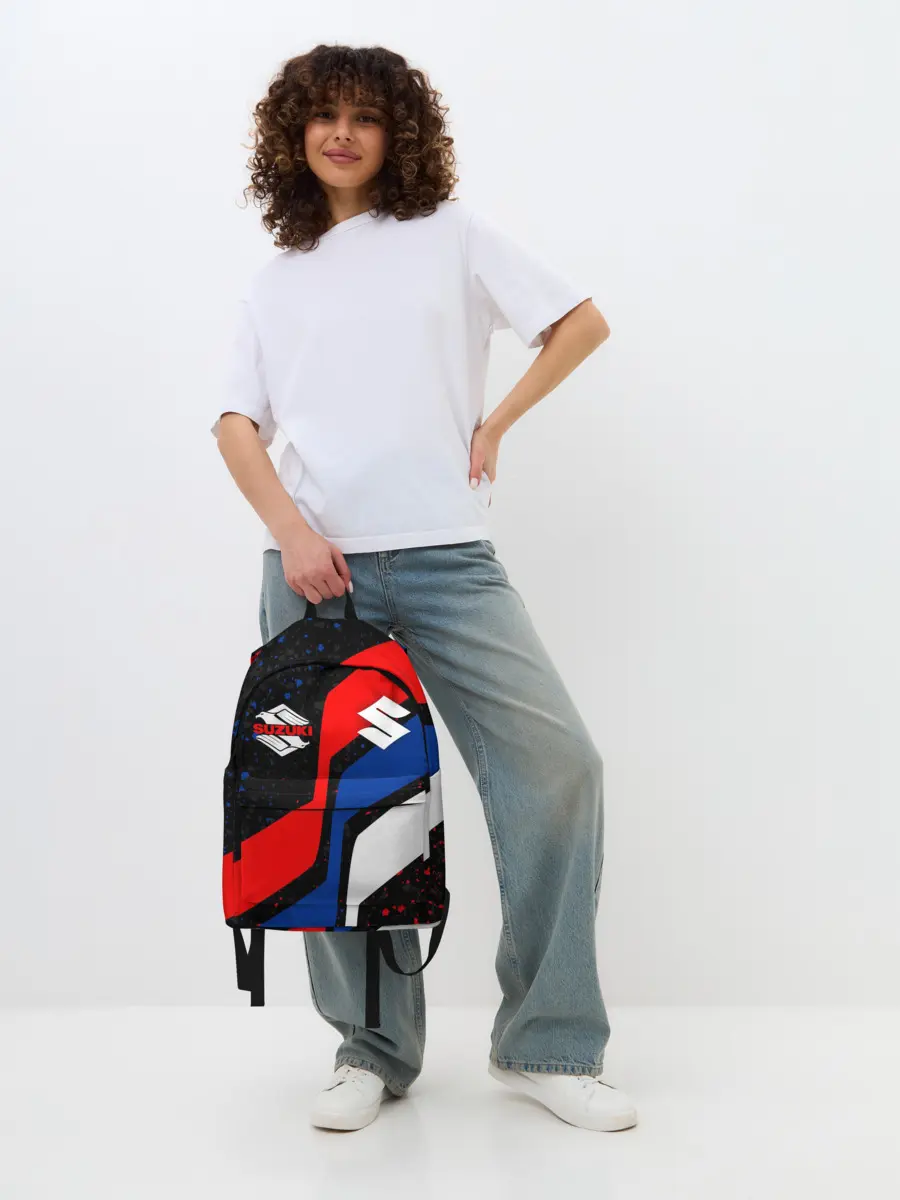 Рюкзак джинсовый / SUZUKI / СУЗУКИ / RACING