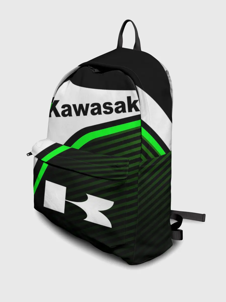 Рюкзак джинсовый / KAWASAKI / КАВАСАКИ / SPORT