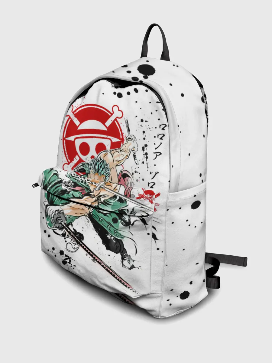 Рюкзак джинсовый / Ророноа Зоро пират Соломенной Шляпы