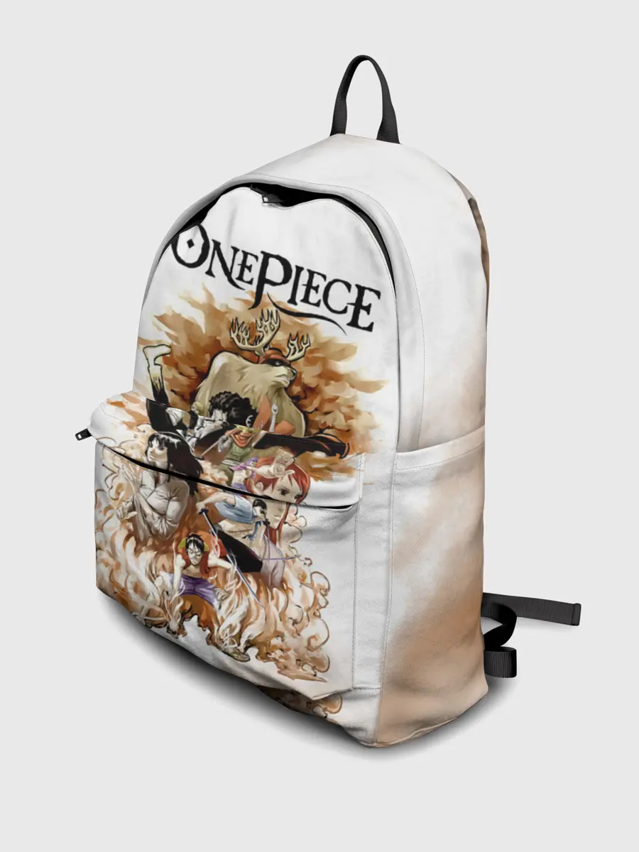 Рюкзак джинсовый / One Piece. Пираты Соломенной Шляпы