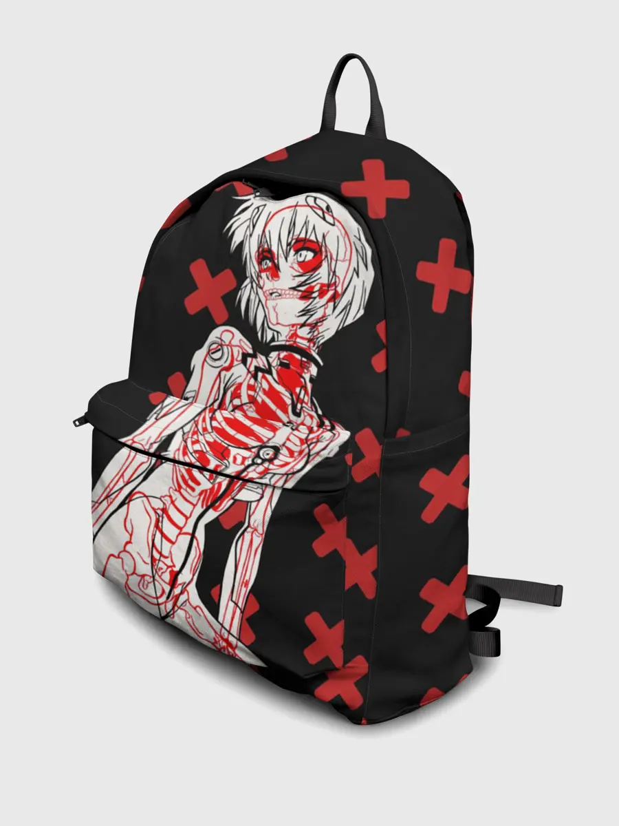 Рюкзак джинсовый / Ева 00 Аянами Рей в X Ray