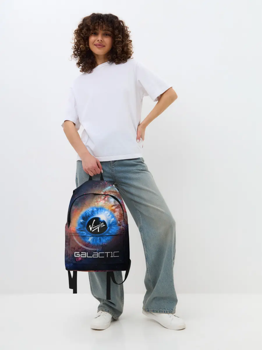 Рюкзак джинсовый / VIRGIN GALACTIC / КОСМОС