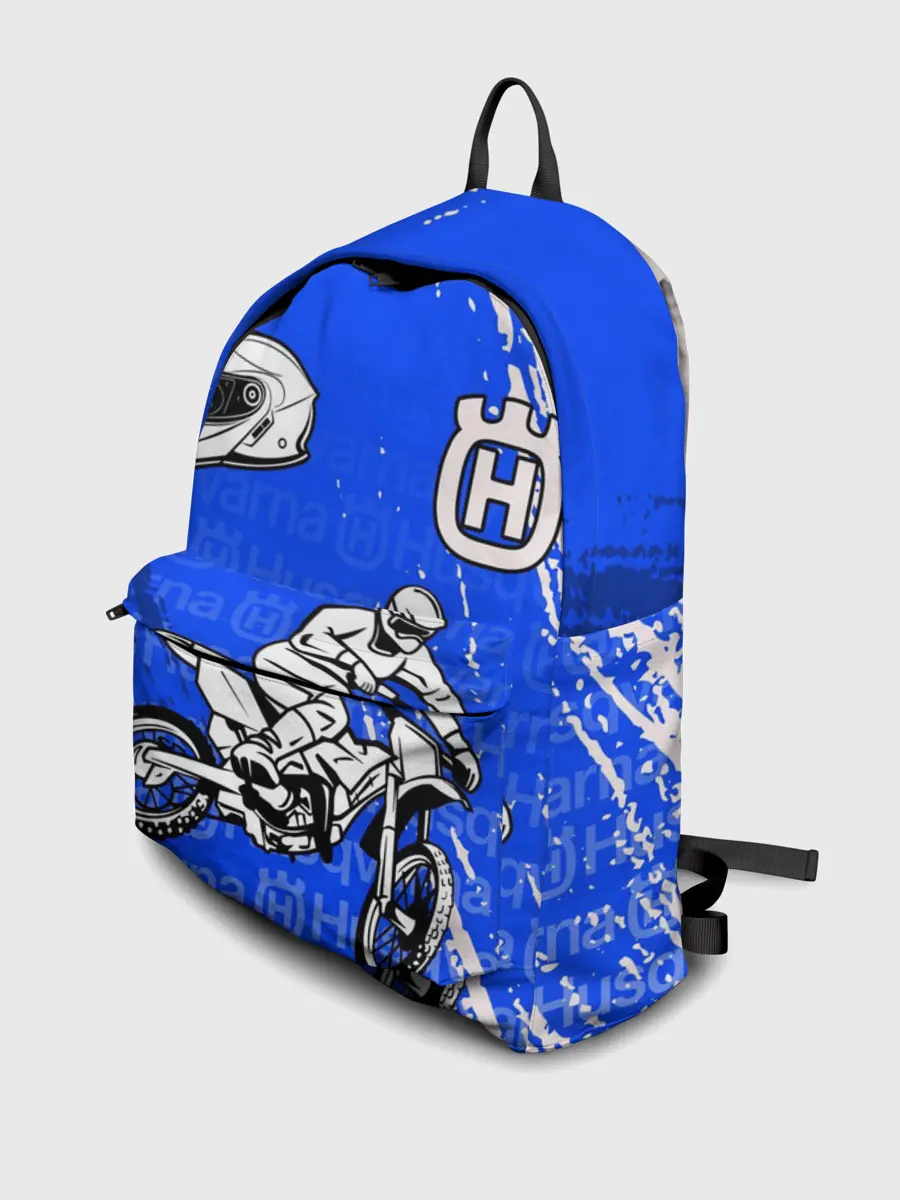 Рюкзак джинсовый / HUSQVARNA / ХУСКВАРНА / BLUE