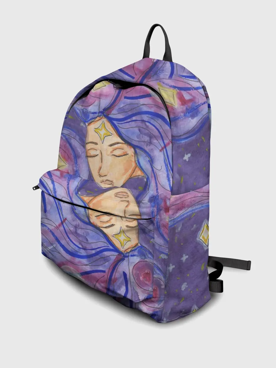 Рюкзак джинсовый / Галактика