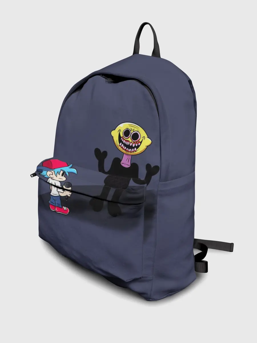 Рюкзак джинсовый / Бойфренд и Монстр