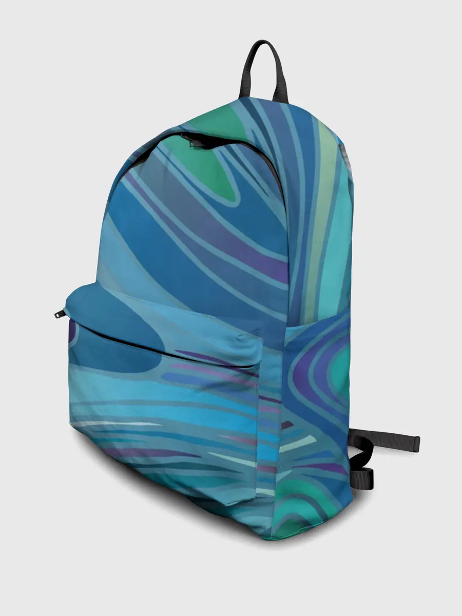 Рюкзак джинсовый / Морская волна