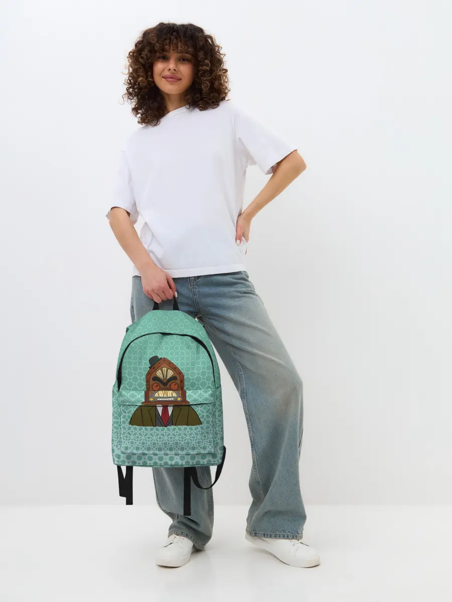 Рюкзак джинсовый / Radiohead | Радиохед | Logo