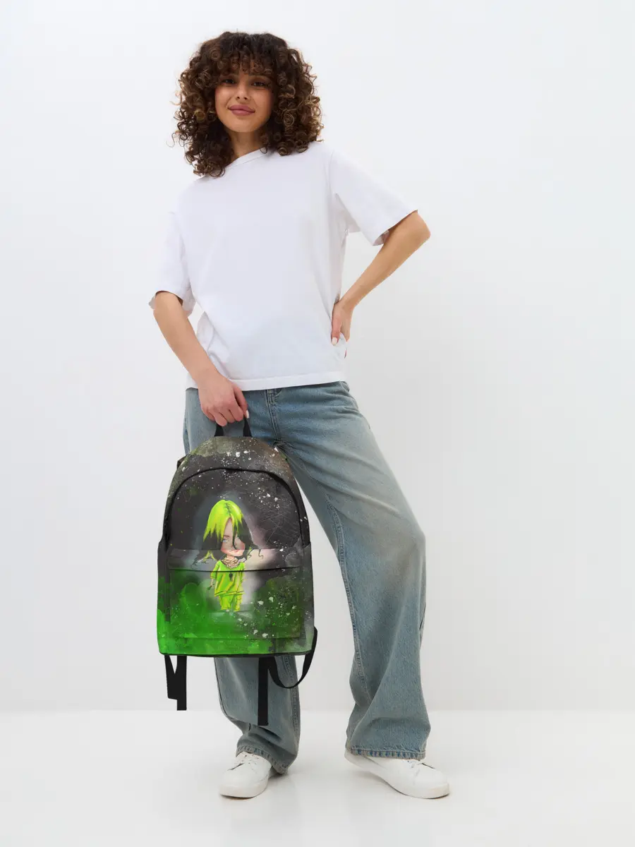 Рюкзак джинсовый / BILLIE EILISH | БИЛЛИ АЙЛИШ