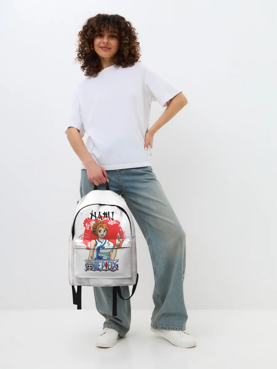 Рюкзак джинсовый / Нами One Piece. Большой куш