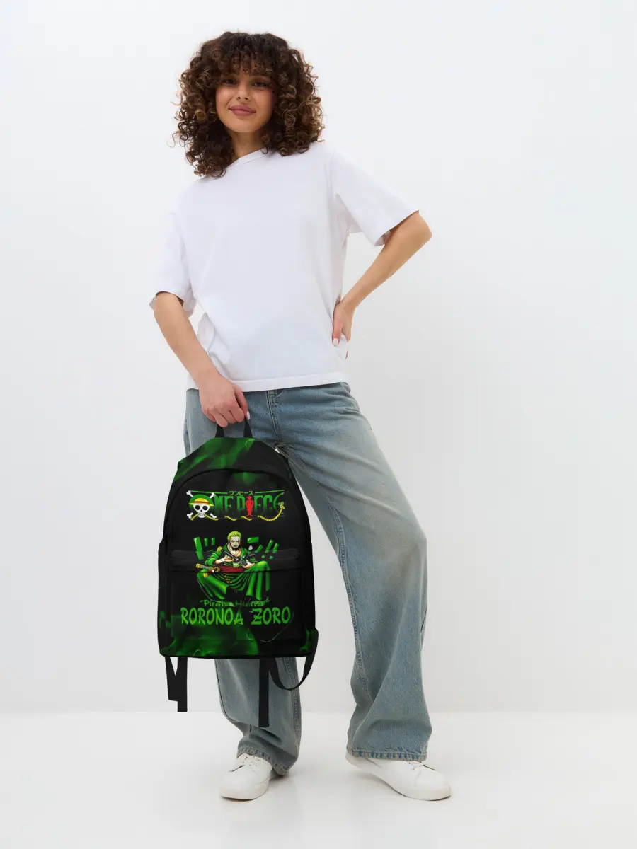 Рюкзак джинсовый / Ророноа Зоро Ван-Пис