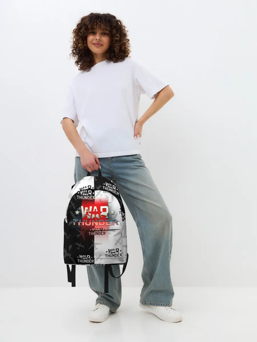 Рюкзак джинсовый / WAR THUNDER / ВАР ТАНДЕР