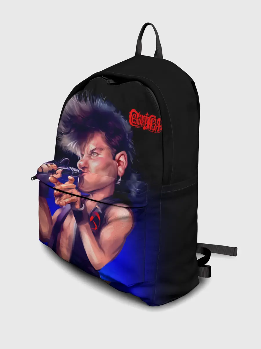 Рюкзак джинсовый / Юра ХОЙ арт Сектор Газа