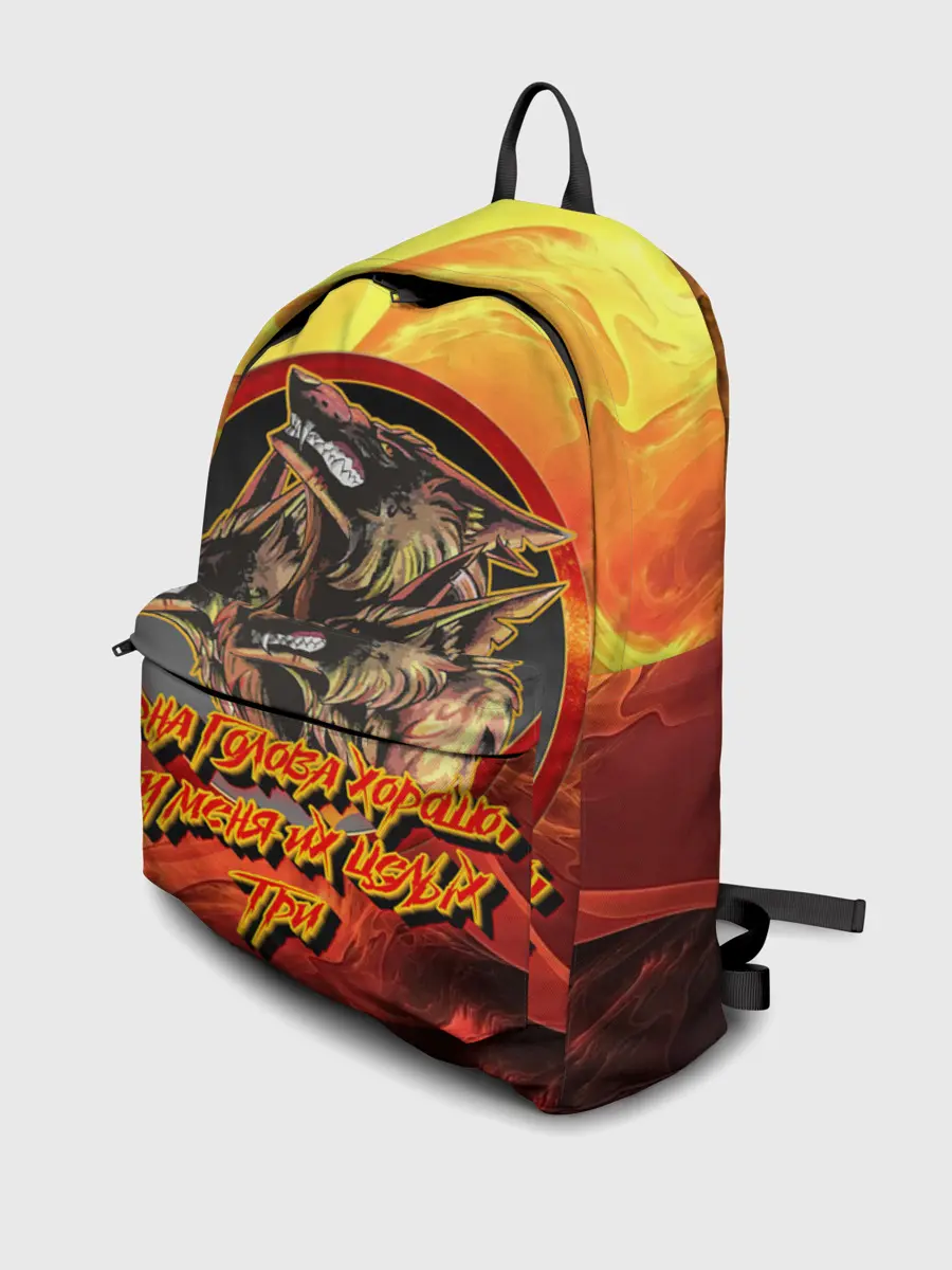 Рюкзак джинсовый / Страж Цербер