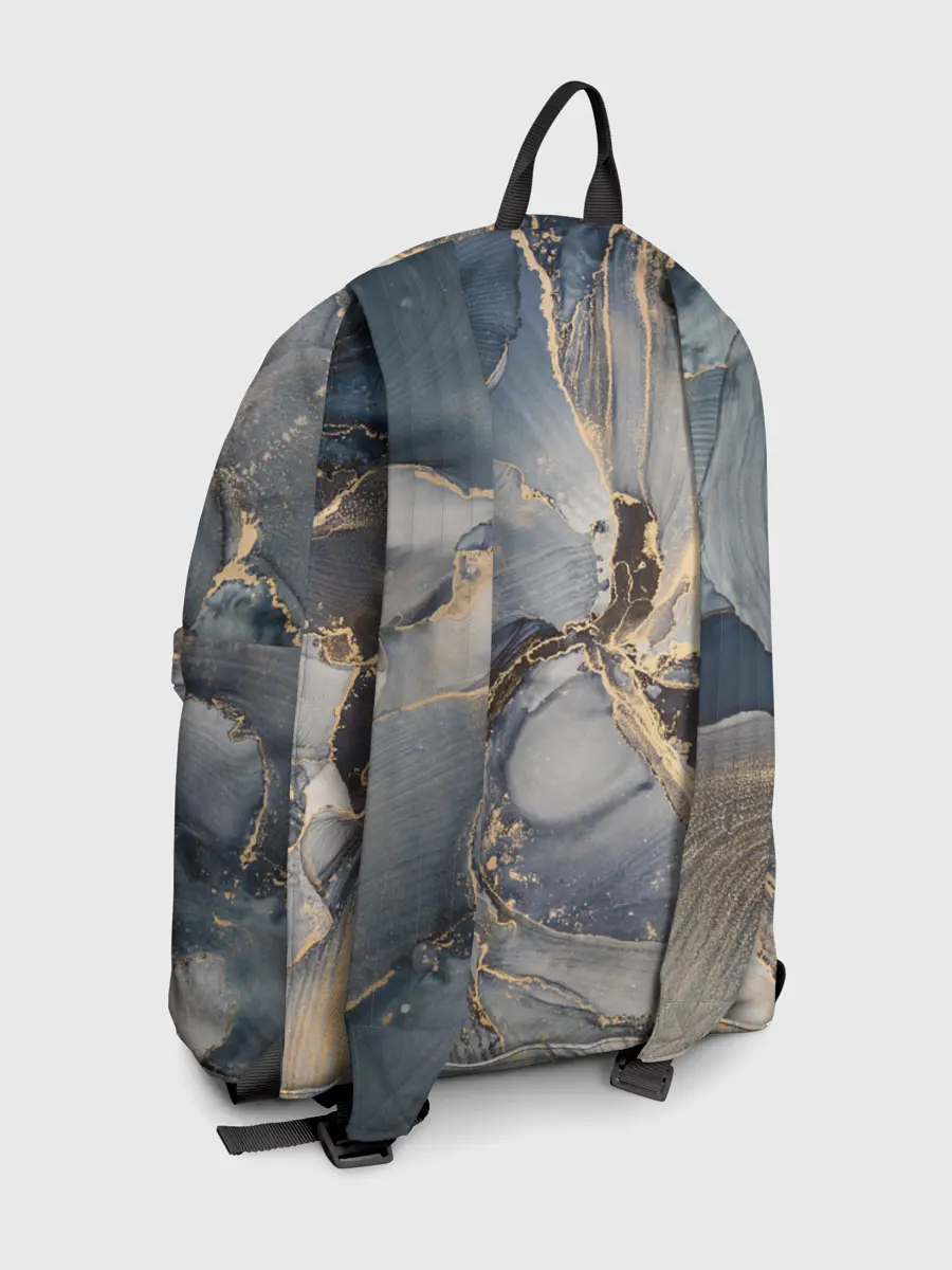 Рюкзак джинсовый / Fluid art ink mix