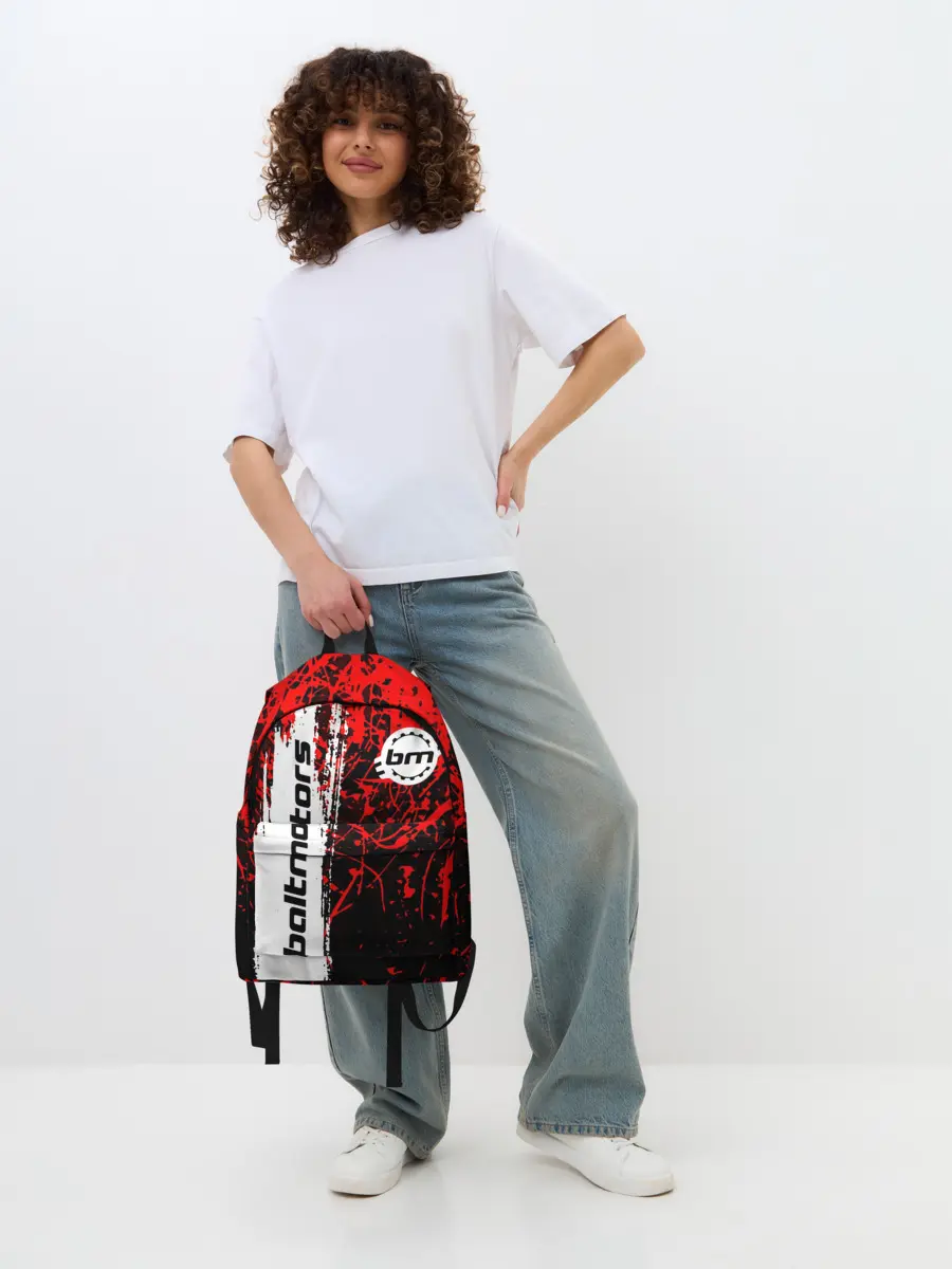 Рюкзак джинсовый / BALTMOTORS / БАЛТМОТОРС