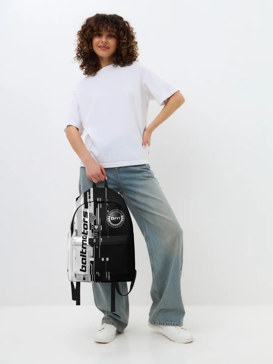 Рюкзак джинсовый / BALTMOTORS / ТЕХНО