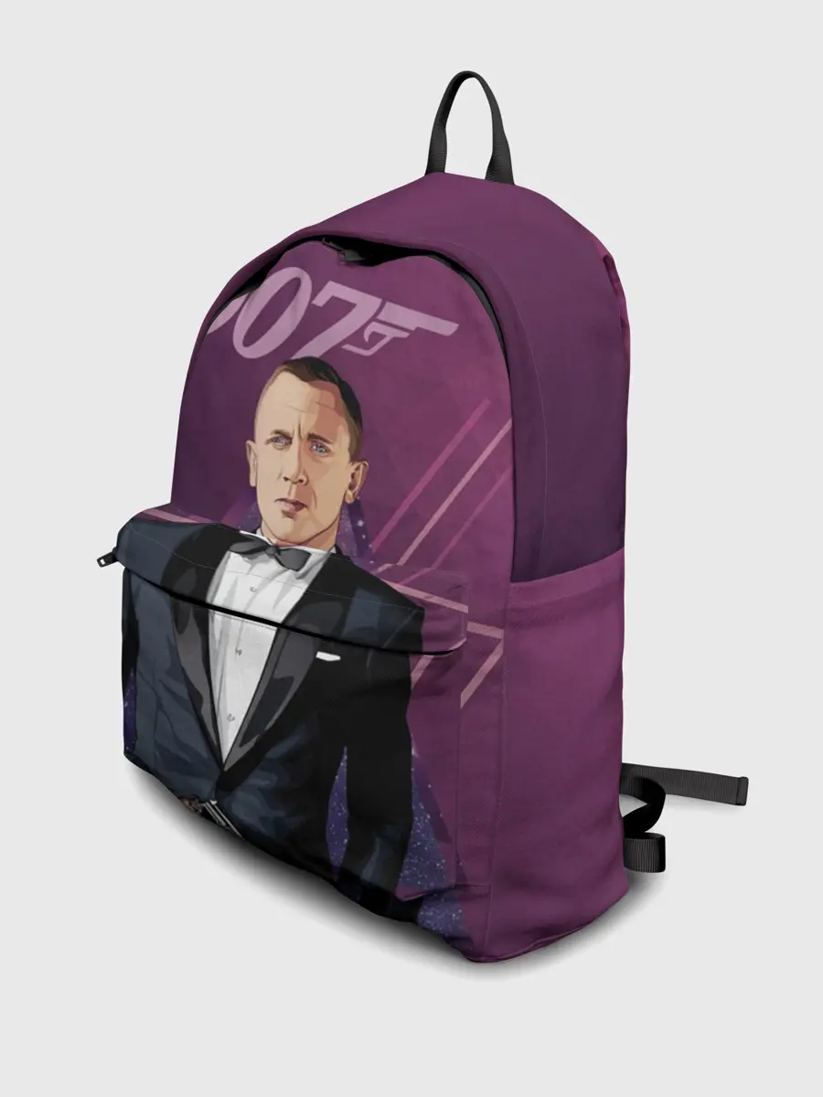 Рюкзак джинсовый / агент 007 Джеймс Бонд