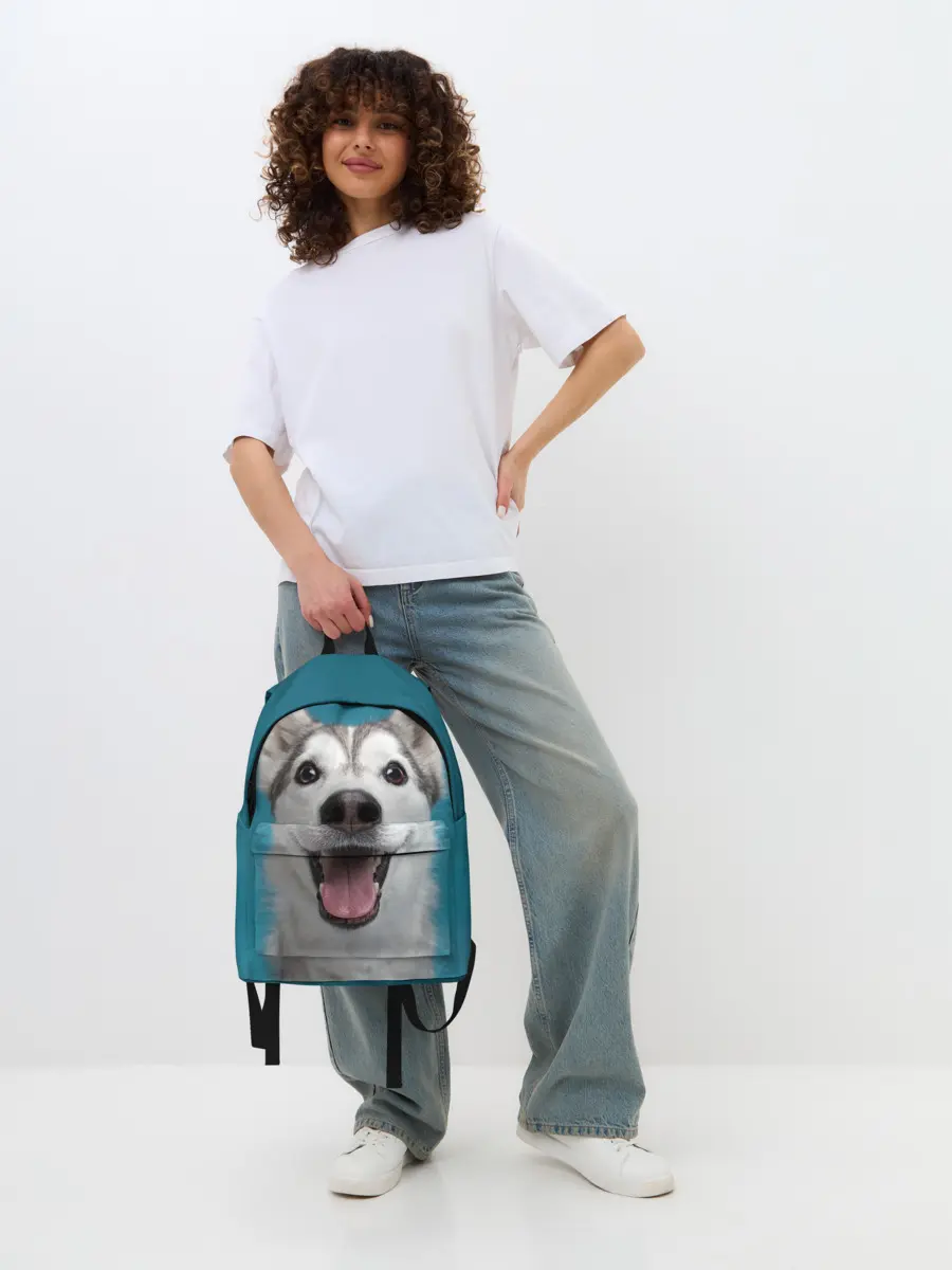 Рюкзак джинсовый / Хаски