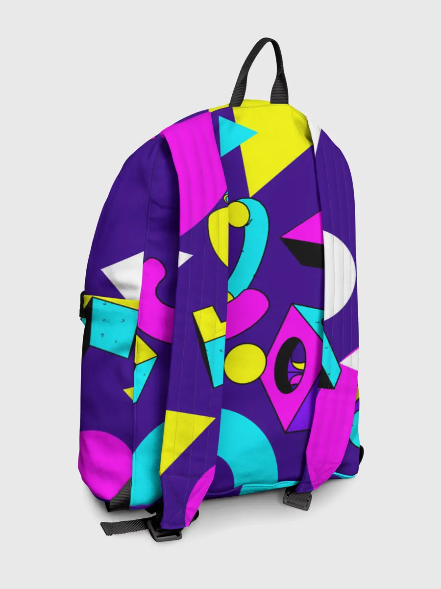 Рюкзак джинсовый / Геометрические фигуры