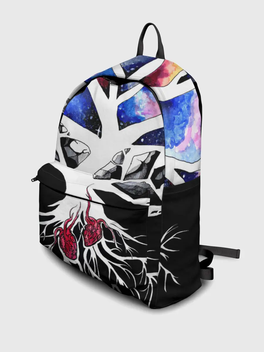 Рюкзак джинсовый / Звёздные сердца