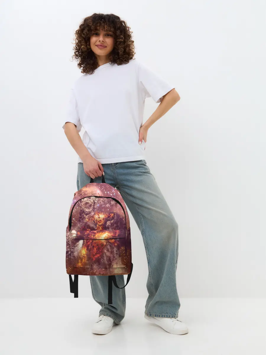 Рюкзак джинсовый / ДЬЯВОЛ | GALAXY DIABLO