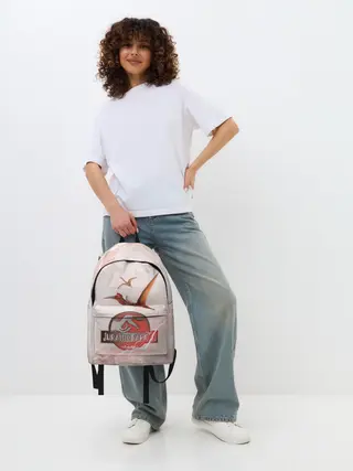 Рюкзак джинсовый / Птеродактили | Мир Юрского Периода