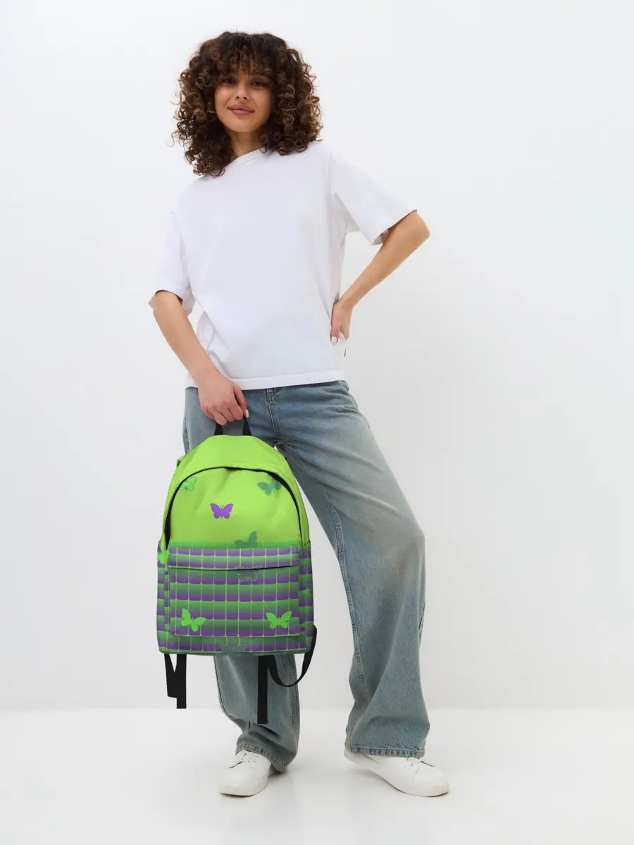 Рюкзак джинсовый / Бабочки