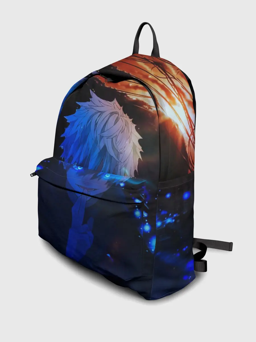 Рюкзак джинсовый / Сатору гото голубые глаза