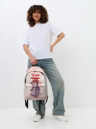 Рюкзак джинсовый / Team Yuri | Доки Доки