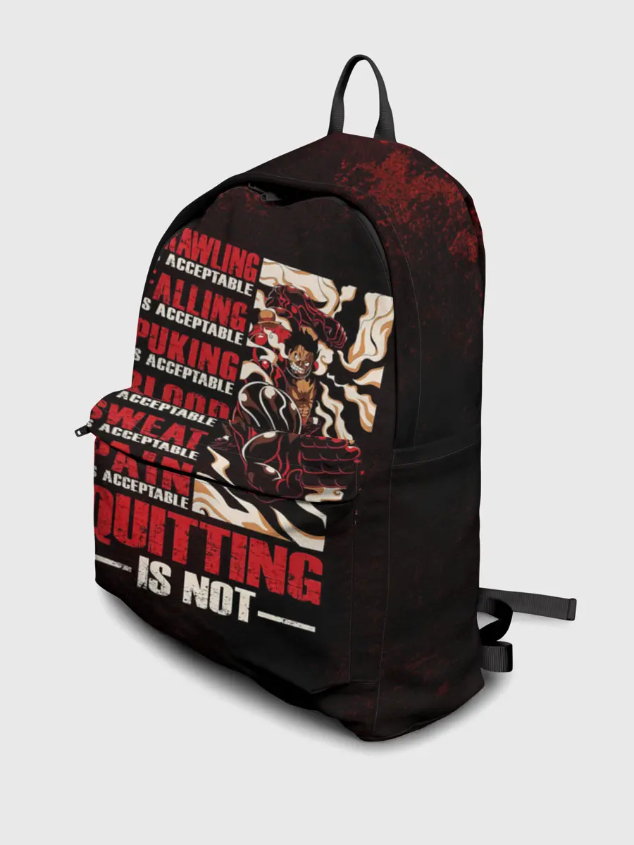 Рюкзак джинсовый / Агрессия Луффи One Piece