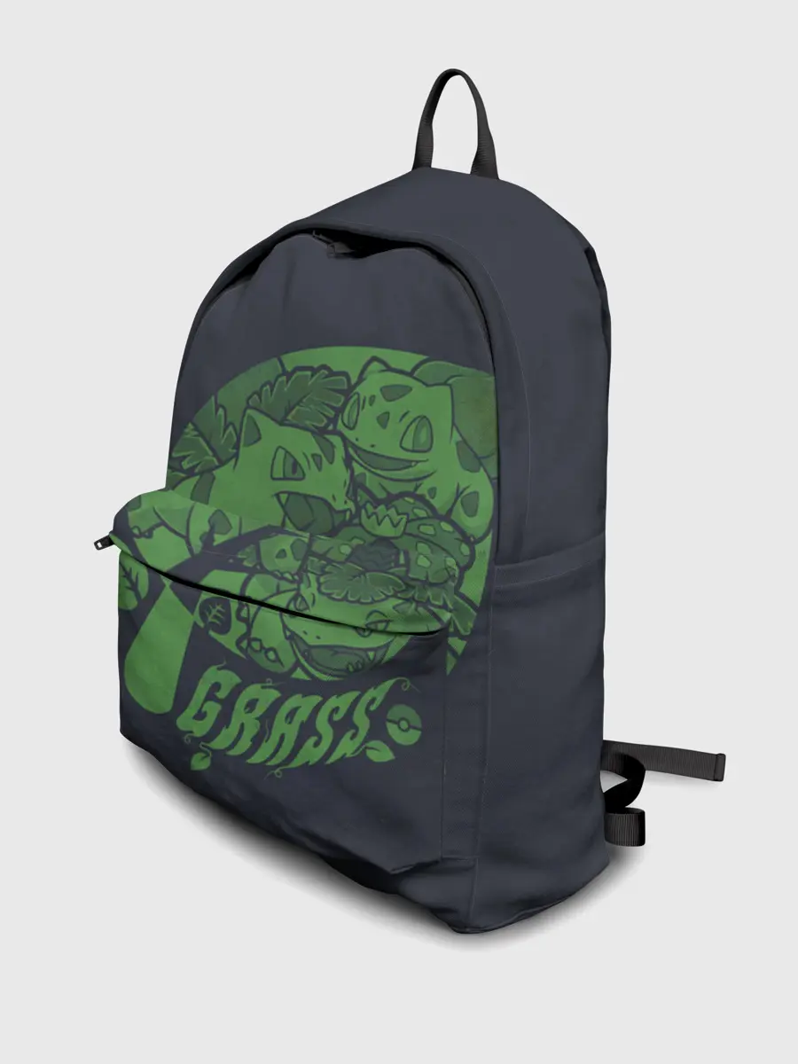 Рюкзак джинсовый / Травяные покемоны