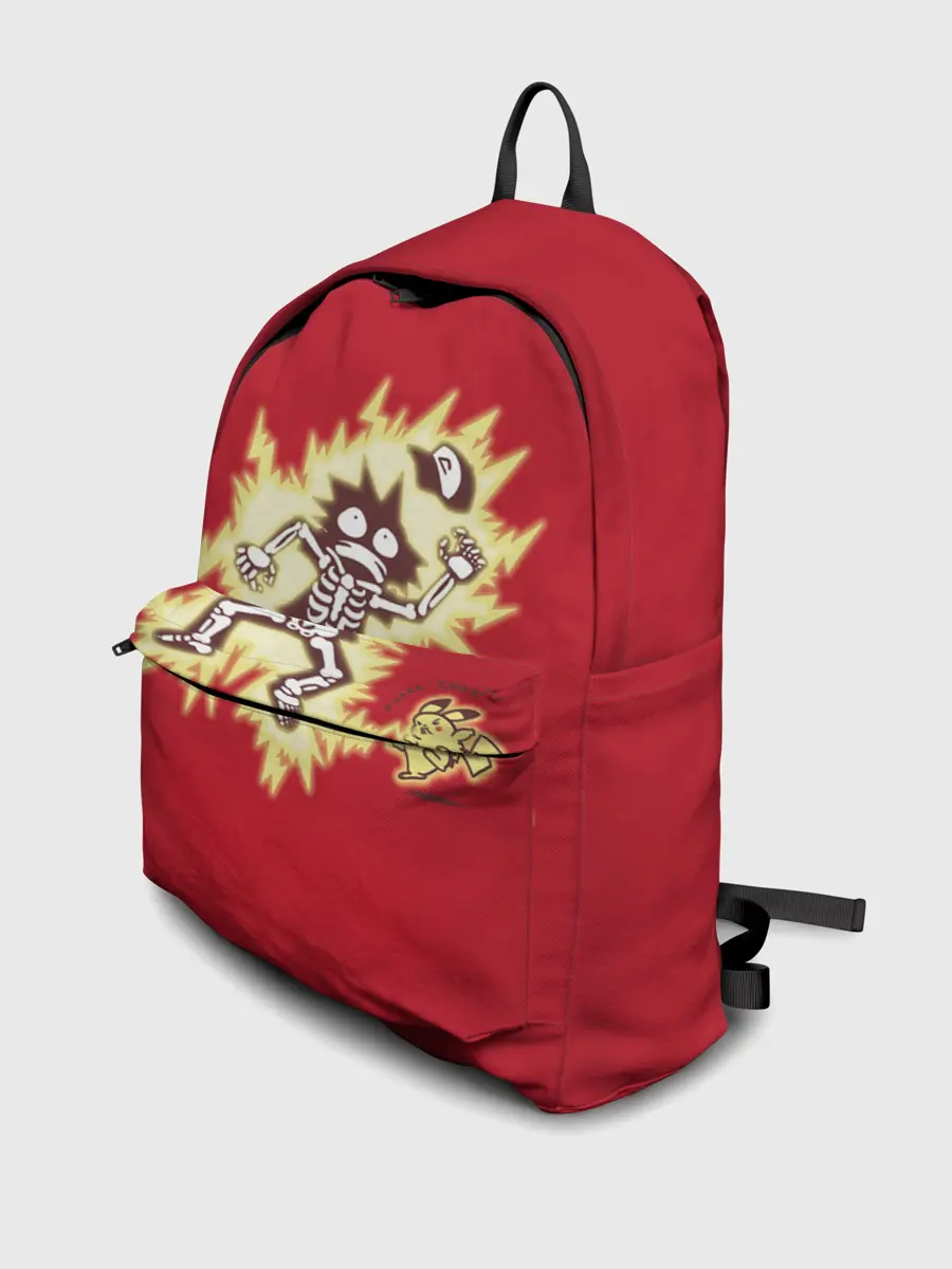 Рюкзак джинсовый / Знакомство с Пикачу