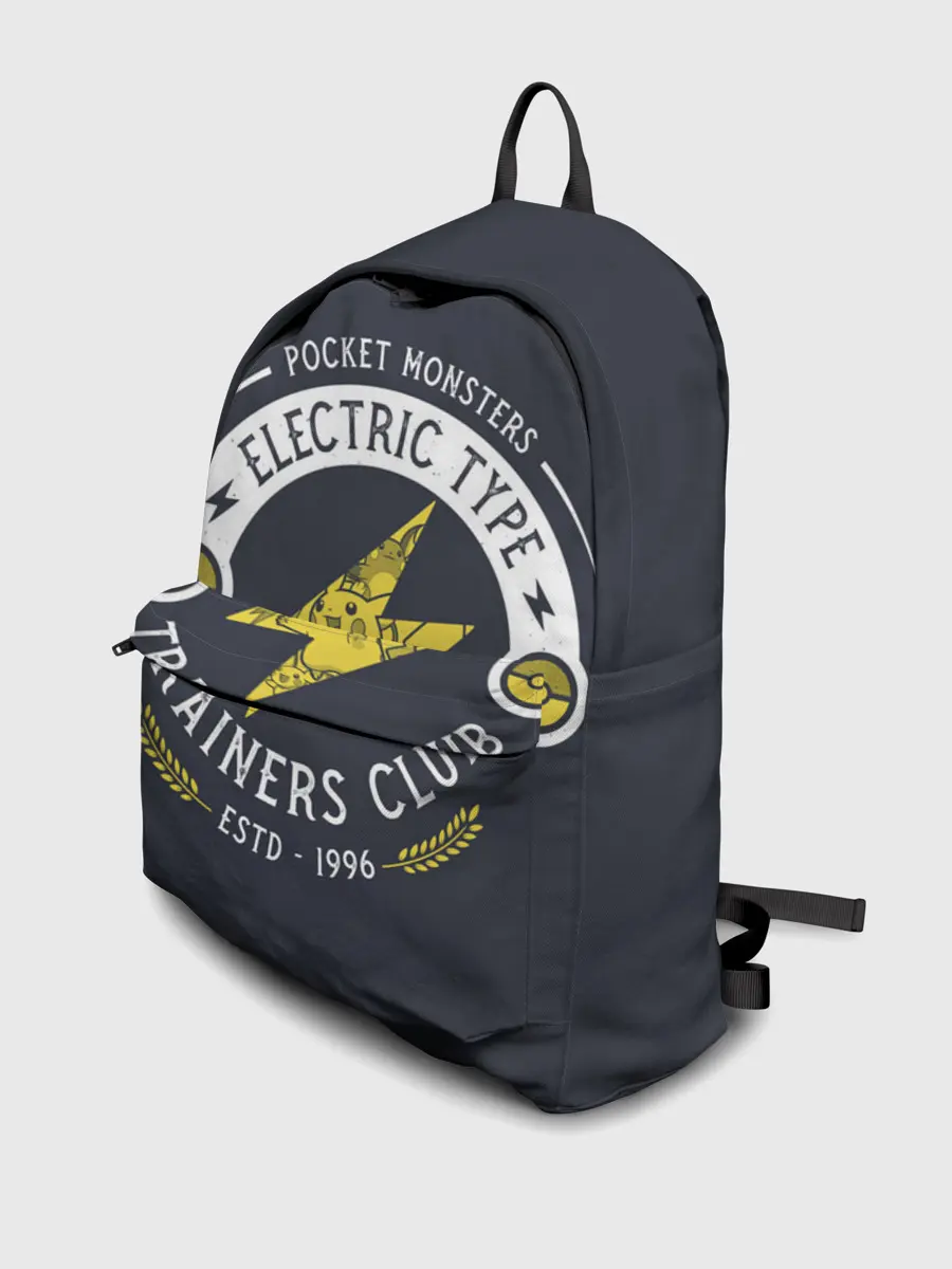 Рюкзак джинсовый / Тренер электрических покемонов