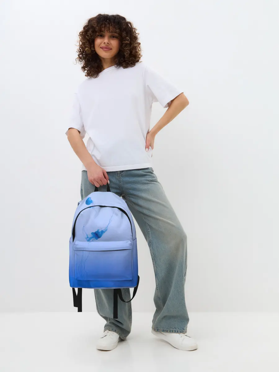 Рюкзак джинсовый / МЕДУЗЫ | ГРАДИЕНТ