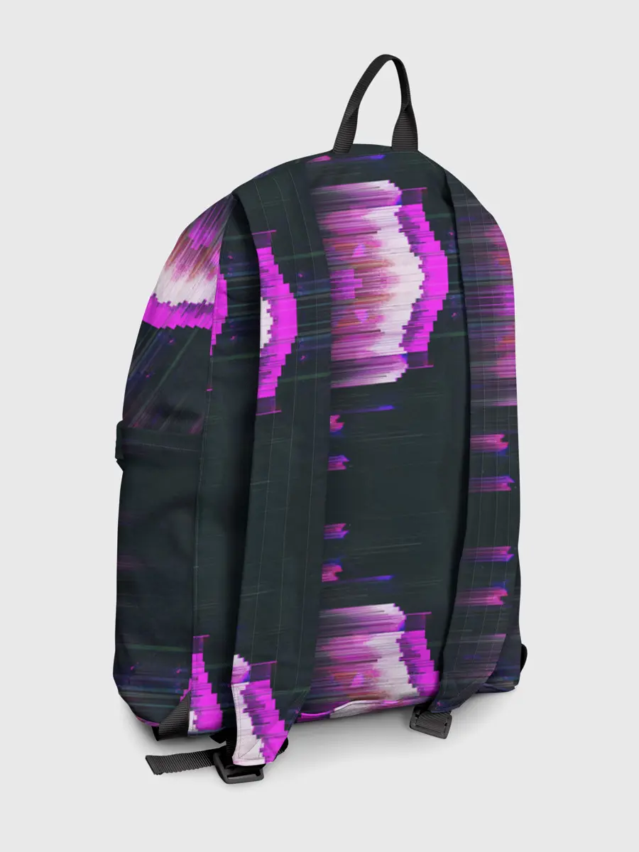 Рюкзак джинсовый / Розовый глитч