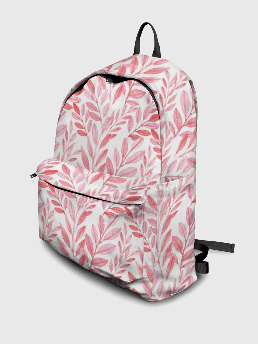 Рюкзак джинсовый / Пастельные растения