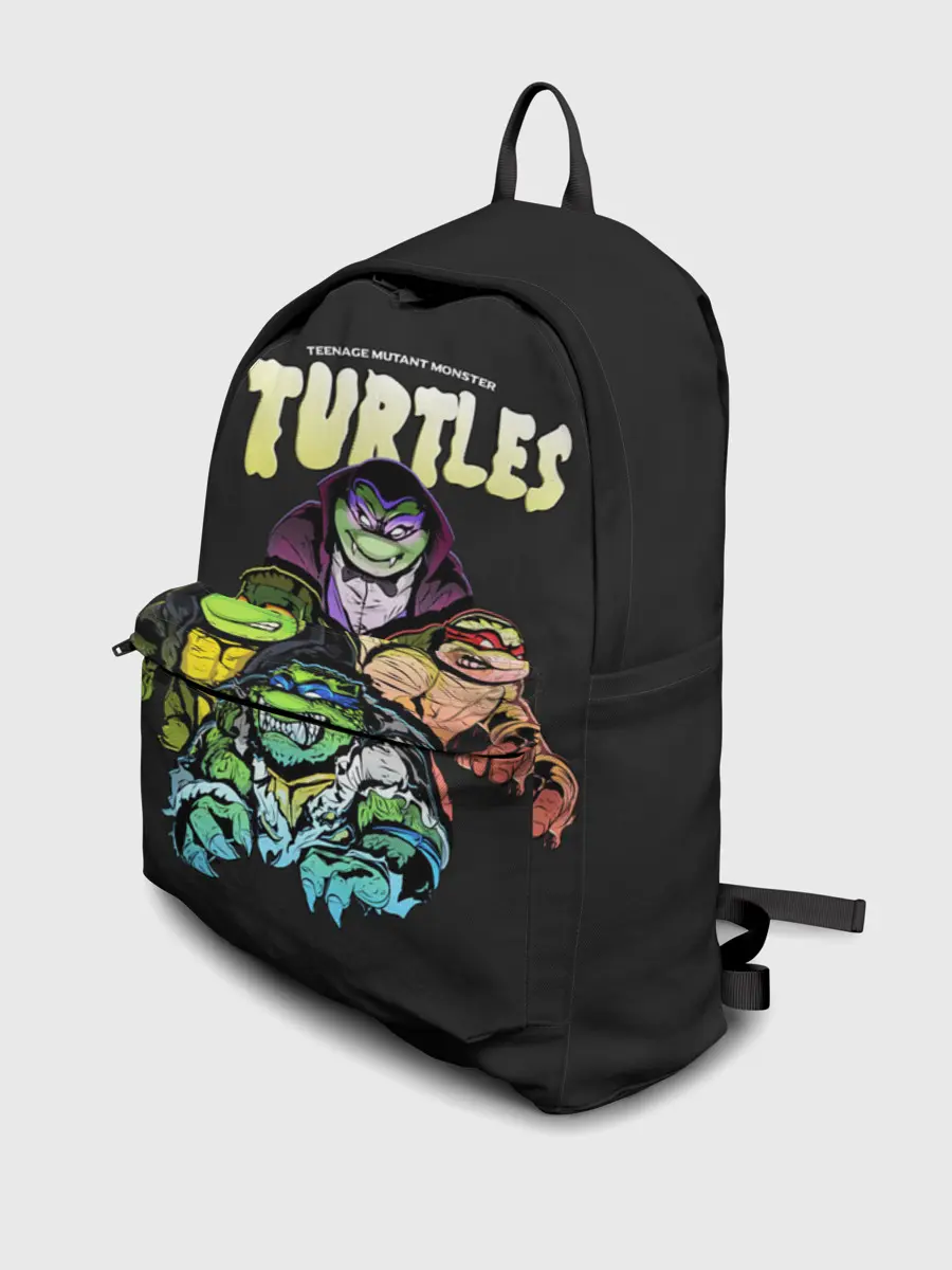 Рюкзак джинсовый / Черепашки Франкенштейны