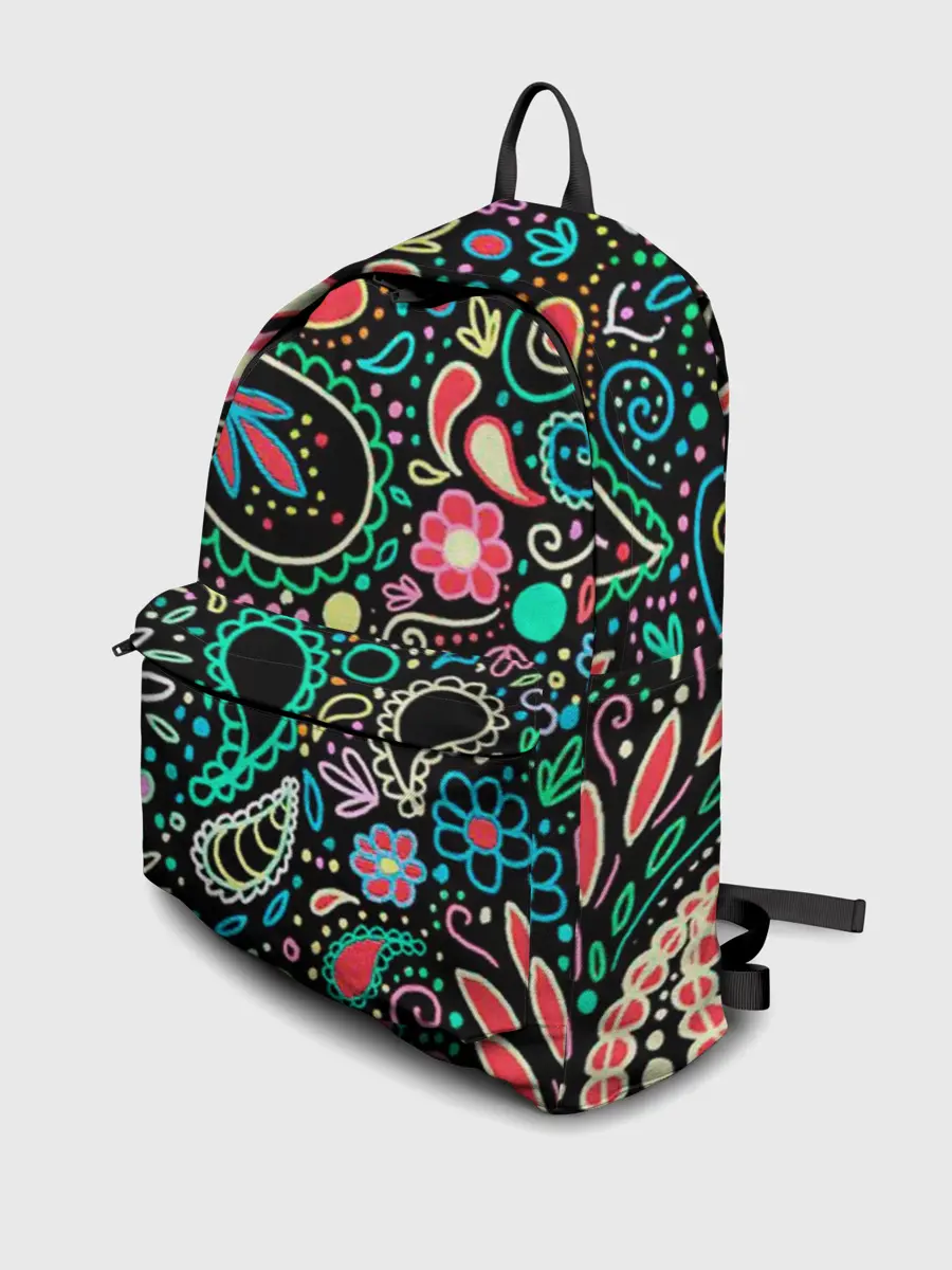 Рюкзак джинсовый / Славянские узоры в новом цвете