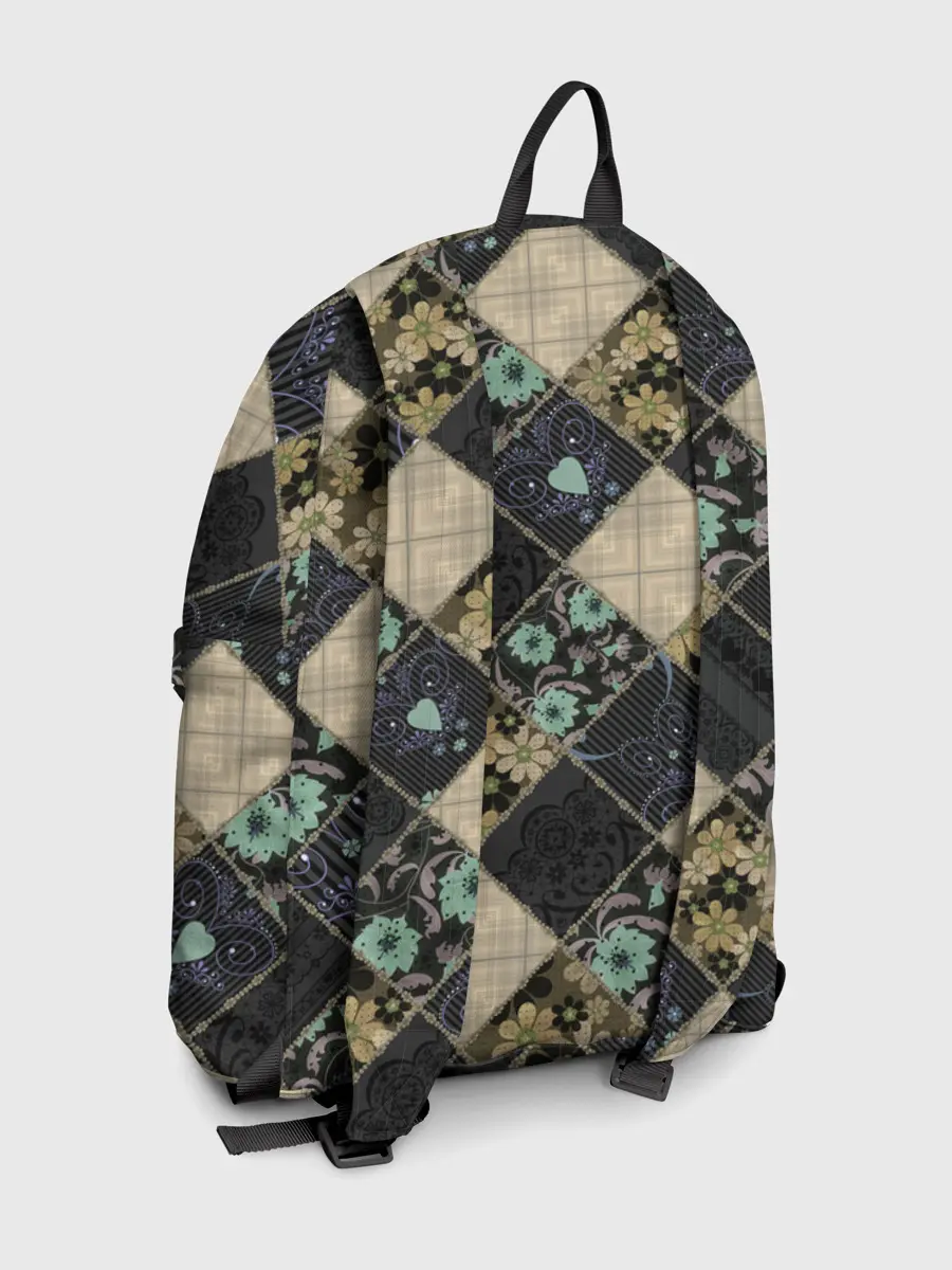 Рюкзак джинсовый / Лоскутное шитье