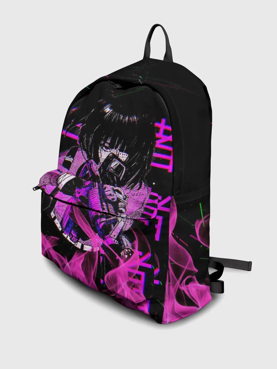 Рюкзак джинсовый / Аниме Девушка Киберпанк