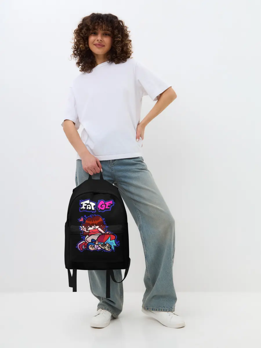 Рюкзак джинсовый / Boyfriend and Girlfriend - FNF