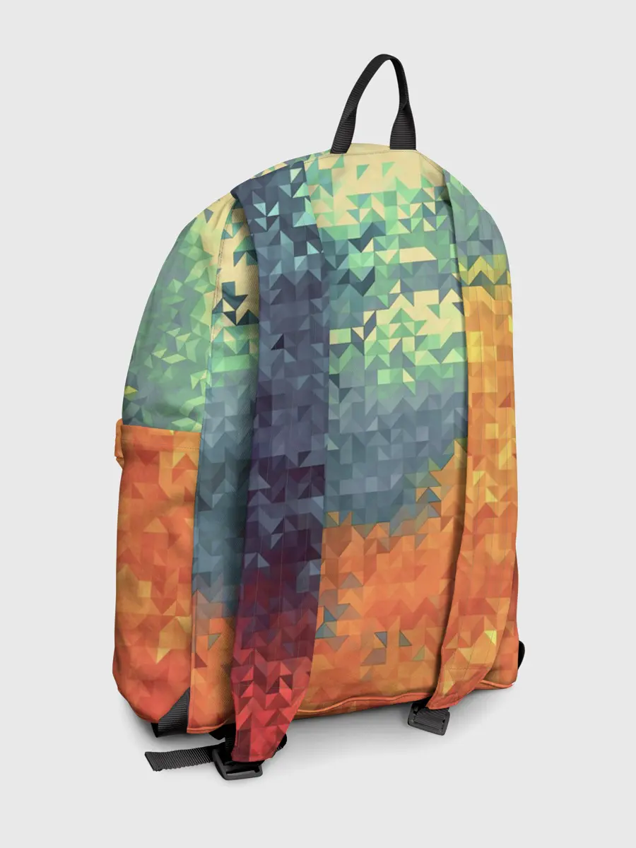 Рюкзак джинсовый / Стихия: лед и пламя