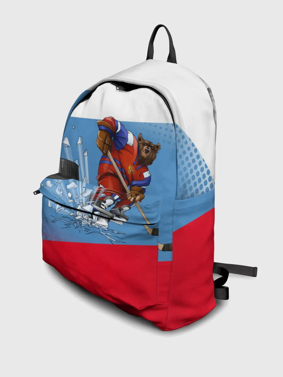 Рюкзак джинсовый / Русский хоккей