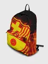 Рюкзак джинсовый / FC BARCELONA / FIRE / ОГОНЬ