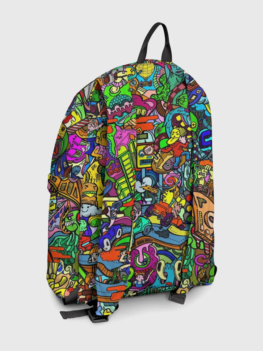 Рюкзак джинсовый / Веселые узоры