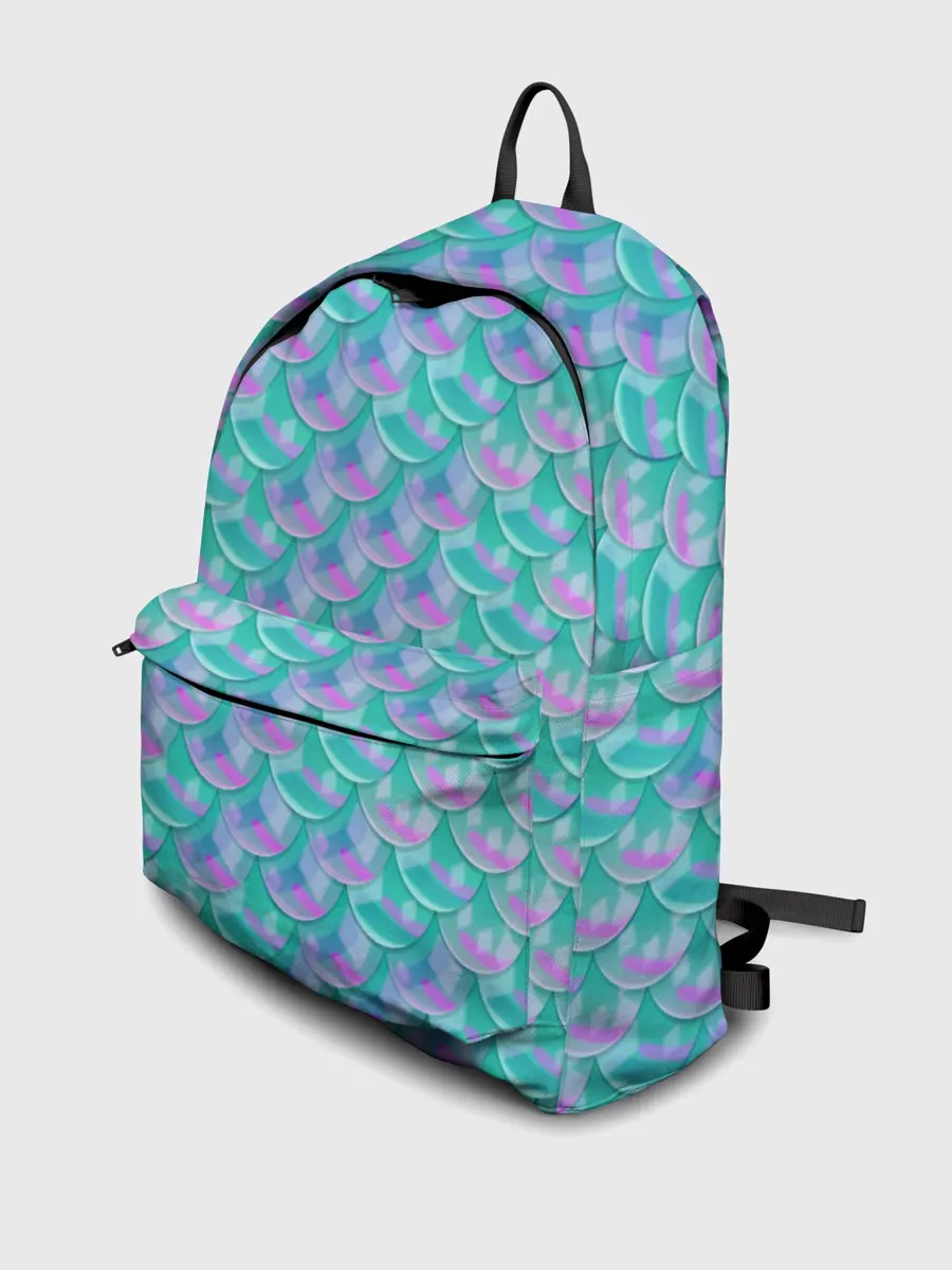 Рюкзак джинсовый / Чешуя | Хвост русалки