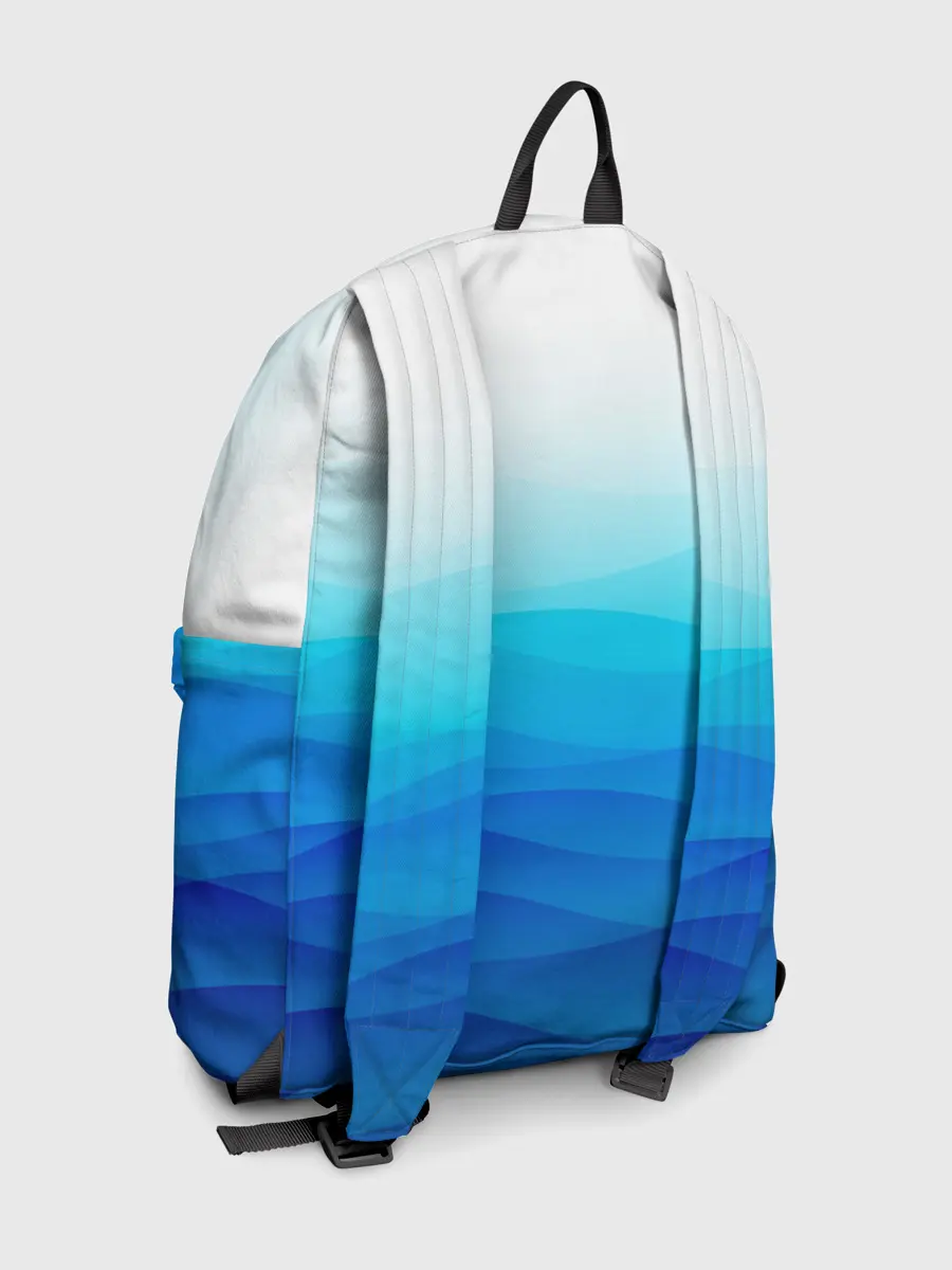 Рюкзак джинсовый / Котик русалочка | Русалка с сердечком