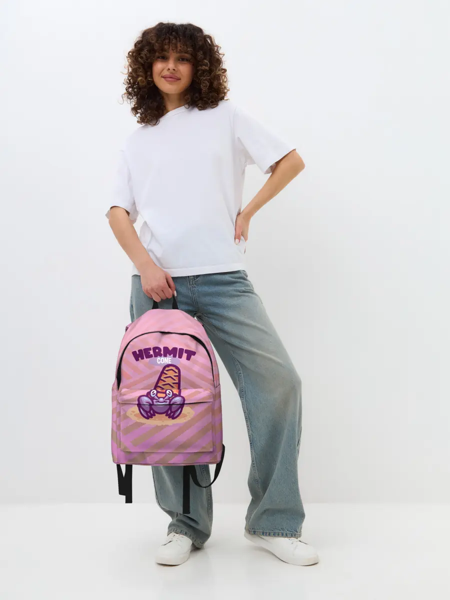 Рюкзак джинсовый / Hermit cone. Отшельник